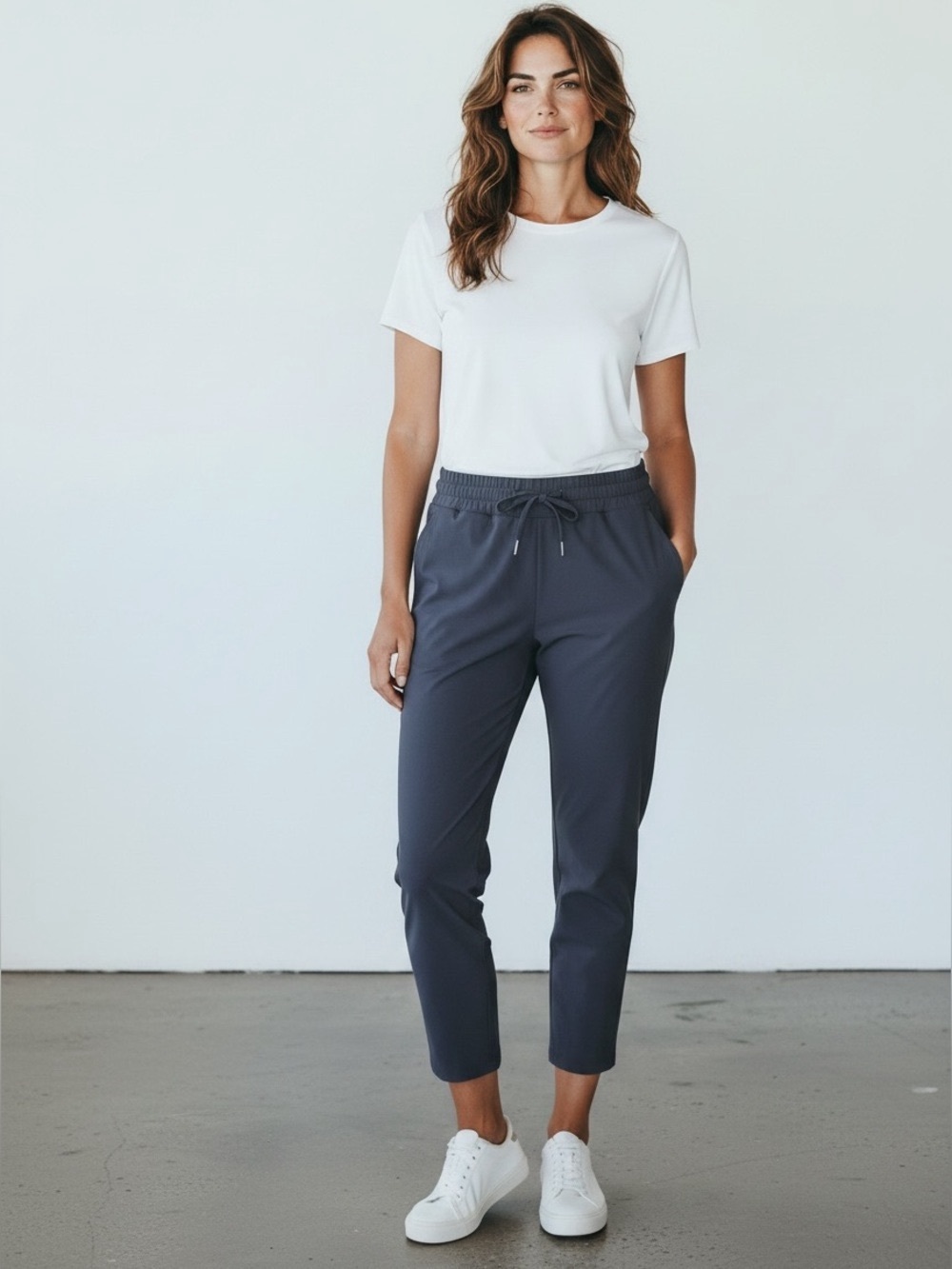 Lululemon On The Fly Pant 28” Melanite Gray Size 8